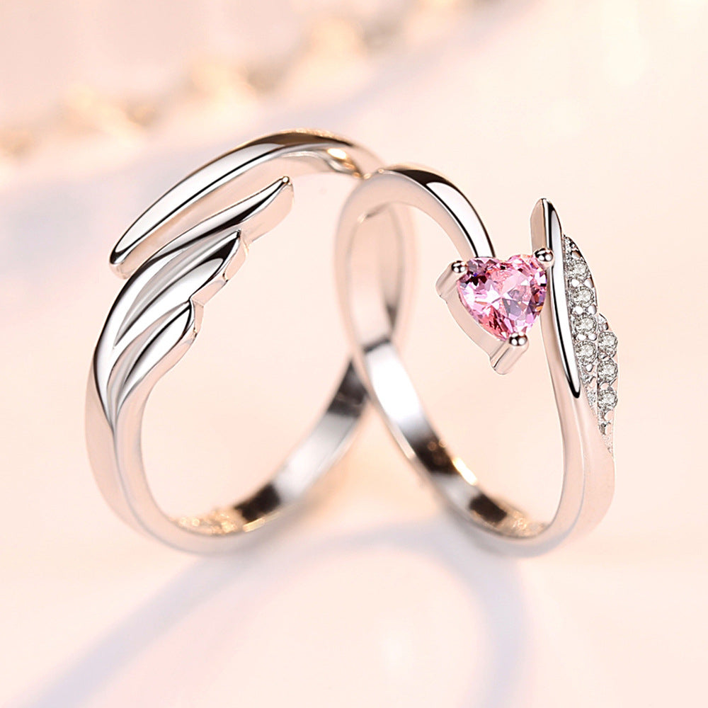 925 Adjustable Couple Ring