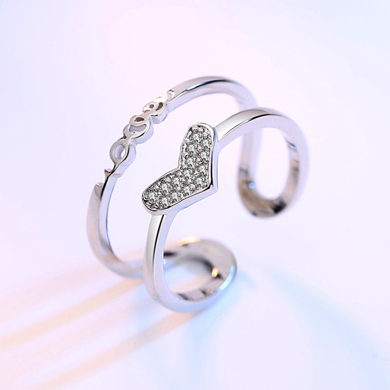 925 sterling silver gold plated ring for women