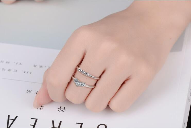 925 sterling silver gold plated ring for women