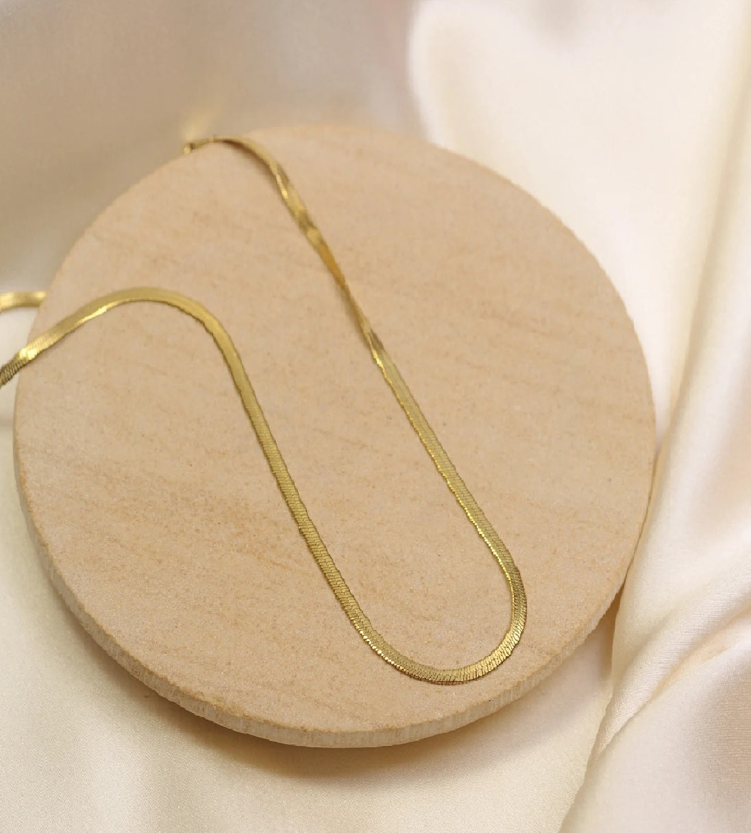 18k gold plated Anti Tarnish snake chain