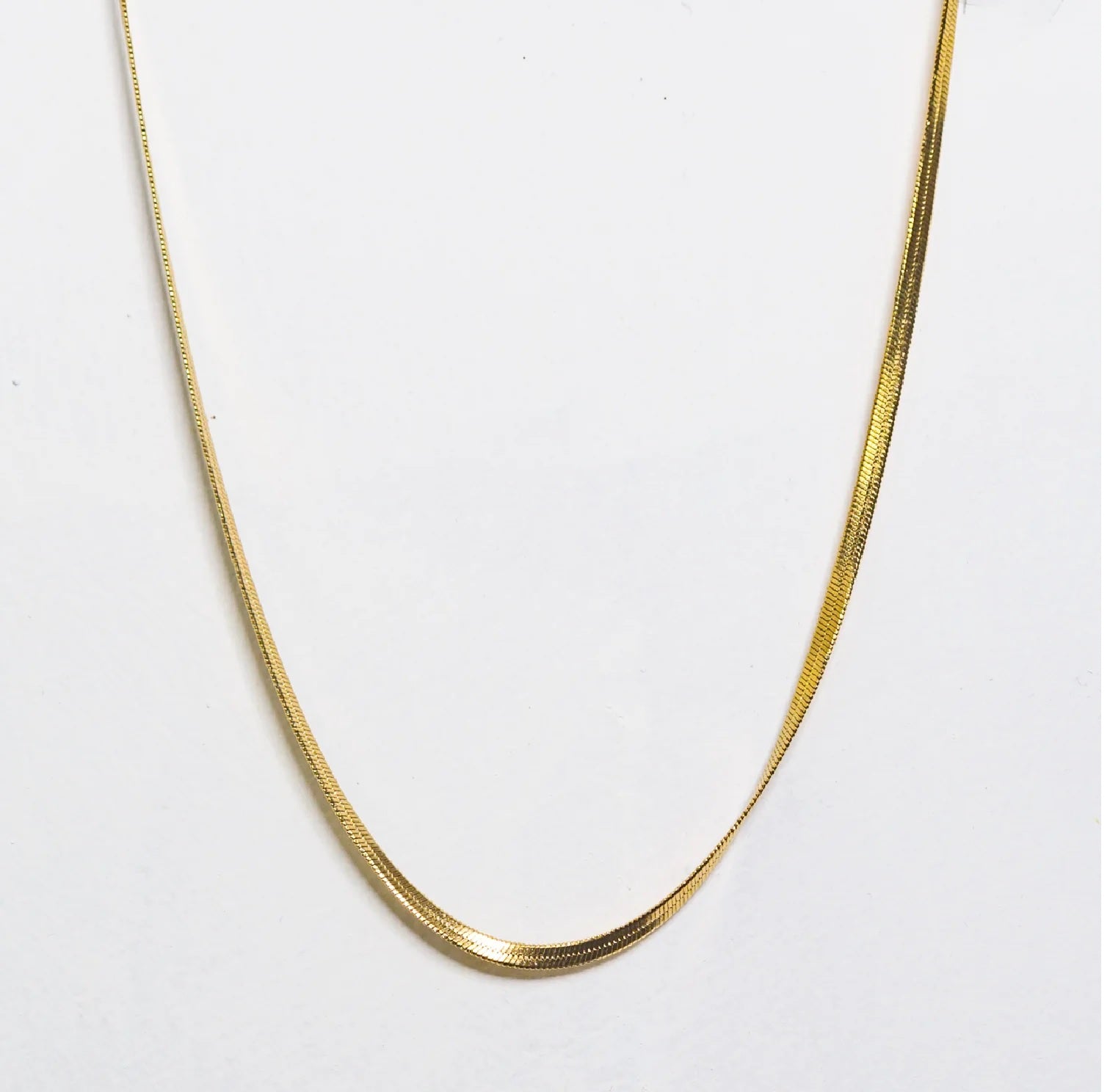 18k gold plated Anti Tarnish snake chain