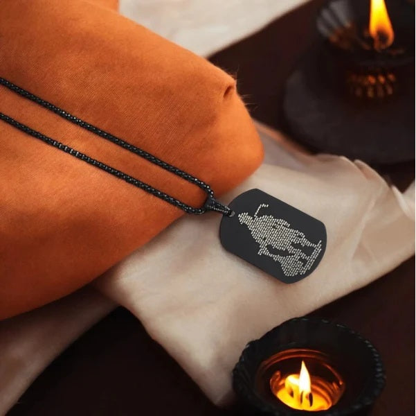 Hanuman Chalisa Locket Pendant with Chain