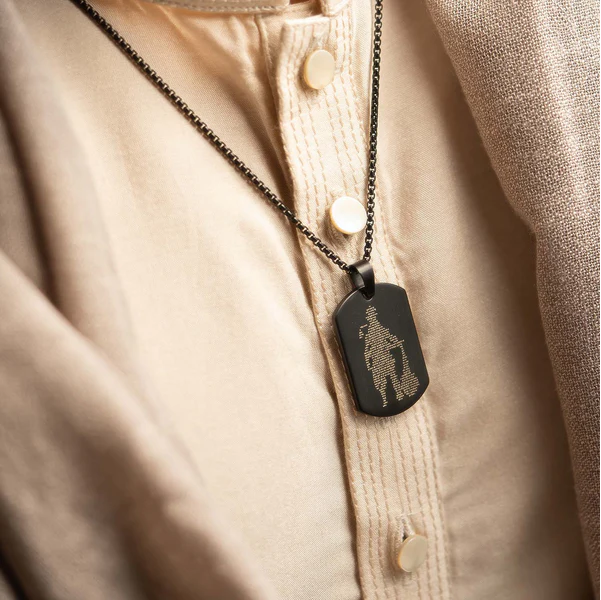 Hanuman Chalisa Locket Pendant with Chain